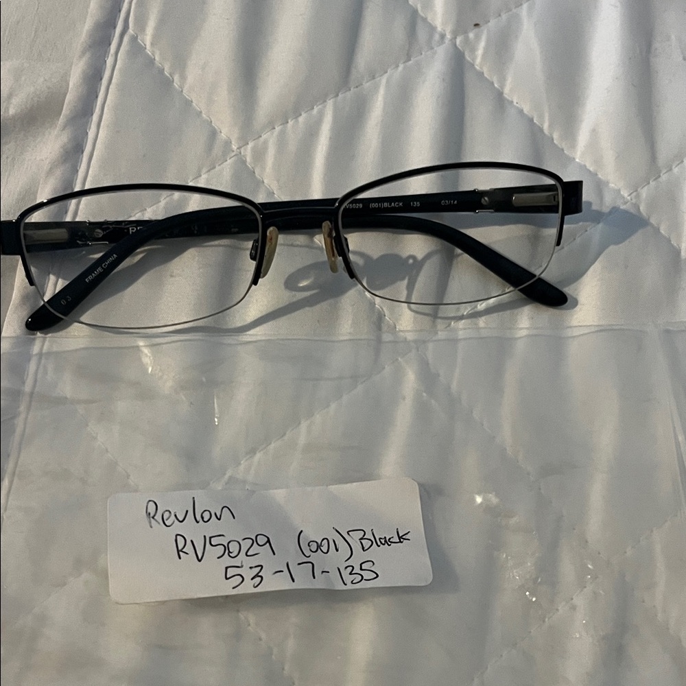 Revlon Black Rectangular Eyeglasses - image 2